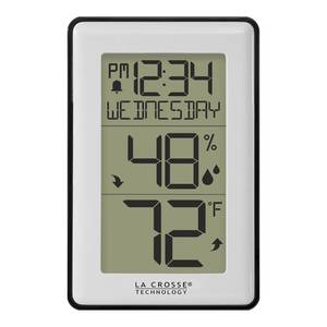 lot 16280 image: La Crosse Technology 308-1911 Indoor Temperature Station with Humidity Alerts