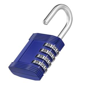 lot 16300 image: ZHEGE Combination Lock Padlock for Locker, School, Gym, Room, Closet, Fence, Gate and Toolbox (Blue)