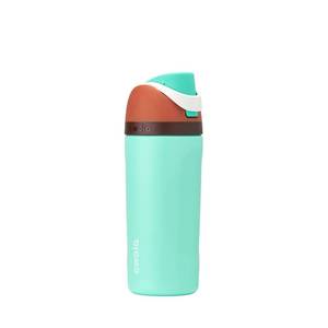 lot 16305 image: Owala Kids FreeSip Insulated Stainless Steel Water Bottle with Straw for Sports, Travel, and School BPA-Free Sports Water Bottle, 16 oz, Mint Chocolate