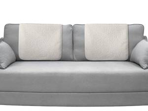 lot 16317 image: Frienda 2 Pieces Recliner Headrest Covers Sofa Headrest Protector Sherpa for Recliner Chair Couch Furniture Non Slip for Living Room(Beige)