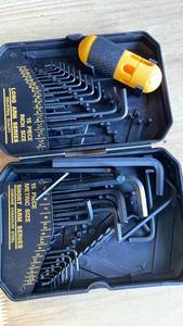 lot 19732 image: ELEAD 31-Piece Hex Key Set - Allen Wrench Set, SAE and Metric Allen Keys MM(0.7mm-10mm) SAE(0.028-38) Heat-Treated, Torque Handle, High Leverage, Long & Short Keys, Easy Organization