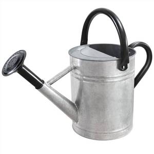 lot 19820 image: 1 Gallon Metal Watering Can for Outdoor Garden, Plant & Flower Watering Pot for Gardening Bonsai Water Bucket with Sprinkler Head