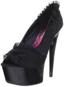lot 19822 image: Penthouse Womens Jezebel Stiletto,Black,9 M US