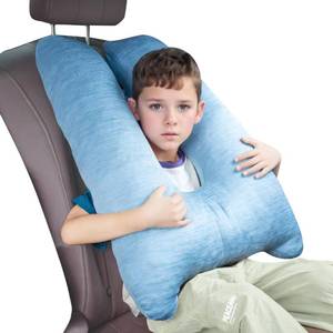 lot 19828 image: 1 MIDDLE ONE Car Pillow for Kids, Memory Foam Cooling Travel Pillow for Car and Adults, Kids Car Pillows for Sleeping on Road Trip, Small Body Pillow for Kid (Cooling Blue)