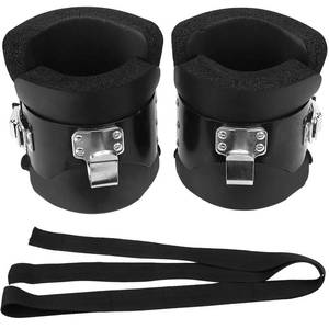 lot 19840 image: KooingTech 220.5lb Inversion Boots, Anti Gravity Boots for Hang Upside Down, Upside Down Shoes for Pressure Relief with 30MM Comfortable Foam Padding and Locking Clips, 7.9X5.5IN