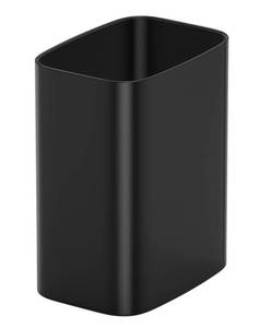 lot 19842 image: Cesun 3.4 Gallon Bathroom Trash Can, Small Office Garbage Can, Slim Metal Waste Basket for Bedroom, Dorm, Toilet, Near Desk, Under Sink, RV (Black)