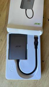 lot 20165 image: Acer USB C to Dual HDMI Adapter 4K60Hz, 4-in-1 HDMI Splitter for Dual Monitors with 100W PD, USB 3.0, Docking Station Dual Monitor Compatible with Acer, MacBook AirPro, Dell XPS, HP, etc