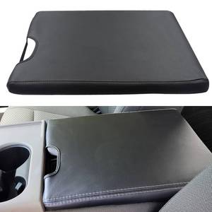 lot 20214 image: LOCOY Center Console Armrest Cover for Ford F150 Accessories 2015-2026, for F250 F350 F450 2017-2026 with 402040 Jump Seat, Arm Rest Leather Protection Interior, Middle Console Cover (Gray Stitches)
