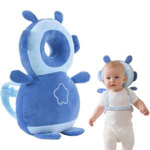 lot 20215 image: GINMOON Baby Head Protector Backpack, Soft Pillow Backpack for Baby Falling, Head Protection Back Pack for Crawling & Walking Toddlers, Lightweight Baby Fall Back Head Protector(Spaceman)