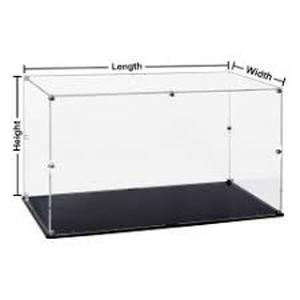 lot 1776 image: Chargeable see-through display case