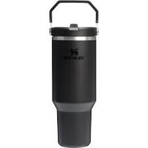 lot 1794 image: STANLEY IceFlow 2.0 Flip Straw Tumbler with Handle 40 oz  Twist On Lid and Flip Up Straw  Leak Resistant Water Bottle  Insulated Stainless Steel  BPA-Free  Black 2.0