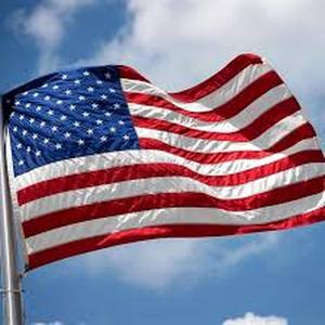 lot 2312 image: 3x5 FT American Flags for Outside - Heavy Duty Polyester US Flag with Embroidered Stars & Sewn Stripes, Brass Grommets - Vibrant Outdoor USA Flags for All Weather
