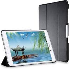 lot 2316 image: Kuesn Smart Book Cover Case for Samsung Galaxy Tab A 9.7 (SM-T550, SM-P550) - Slim Light Weight Stand Supports Three Viewing Angles with Auto SleepWake Feature (Black)