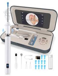 lot 2354 image: Sofbunny A03 Ear Wax Removal Tool Camera with Screen, Ear Cleaner with 1080P HD Camera, 3 in 1 Ear Cleaning Tool with 10 Replacement Tips,Earwax Remover Kit for Kids & Adults,Otoscope with LED Lights