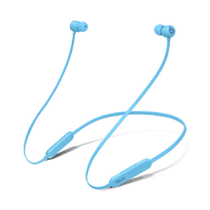 lot 4041 image: Beats Flex Wireless Earbuds - Apple W1 Headphone Chip, Magnetic Earphones, Class 1 Bluetooth, 12 Hours of Listening Time, Built-in Microphone - Flame Blue
