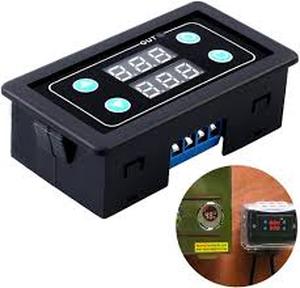 lot 4049 image: ICSTATION Delay Relay Module, AC 85V-265V Time Delay Switch 0-999sminh Timer Relay LED Display Digital Timer Cycle Delay Switch Module for Light Water Pump Engine