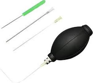 lot 4084 image: LUFEEMGA Easter Egg Blower Kit, Single Hole Egg Blower Tool for Emptying Eggs Easter Egg Maker Supplies