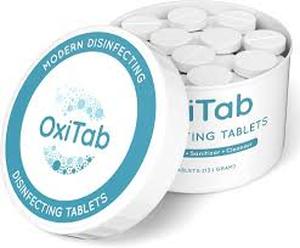 lot 4090 image: OxiTab Hospital-Grade HOCL Effervescent Disinfectant Tablets �� EPA Registered �� Kills 99.9% of Germs, Bacteria & Viruses �� Perfect for Healthcare, Salon & Home Use (30 Tabs, 13.1g)