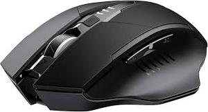 lot 6283 image: INPHIC Wireless Mouse Rechargeable, Battery Level Visible, Silent Click USB 2.4G Cordless Mouse for Laptop PC Computer Tablets, 6 Buttons, 2400DPI 4 Adjustment Levels, Black does not come with wireless USB