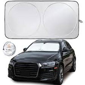 lot 6289 image: EcoNour Windshield Sunshade Compatible for Acura MDX 2021-2024 2025 2026, Sun Visor for Front Windshield & Window Sun Shade Cover, UV Heat Blocker & Protector, Car Accessories
