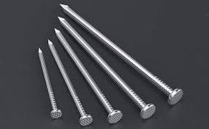 lot 6295 image: VGBUY 25PCS Stainless Steel Hardware Nails, 4 Inch Flat Head Nails for Hanging Pictures