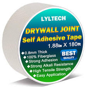 lot 6300 image: LYLTECH Drywall Joint Tape-13 MESH,100% Fiberglass 1.88-Inch X 180Feet,Heavy-Duty Self-Adhesive Wall Crack and Seam Patch