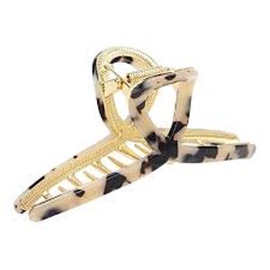 lot 6315 image: Big Hair Claw Clips Butterfly Hair Clips for Women 4.7 Large Acetate Metal Hair Claw Clip for Girls Hair Accessories for Long Thick Hair (Light leopard)