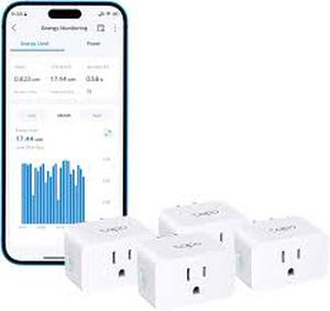 lot 6322 image: TP-Link ���°��°��°��� Smart Plug Wi-Fi Mini, Energy Monitoring, Compatible with Alexa & Google Home & Samsung SmartThings, Timer, 15A1800W Max, ETL Certified, 2.4G Wi-Fi Only, Tapo P115(4-Pack)