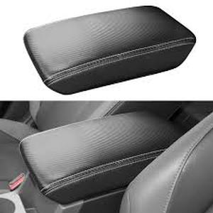 lot 6331 image: INTGET for 2026 Subaru CrosstrekImpreza Accessories 2024 2025 Center Console Cover Leather Car Armrest Arm Rest Box Lid Middle Console Seat Cover Protector (Carbon Fiber Texture, 2024)