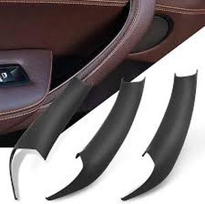 lot 6335 image: Jaronx Compatible with BMW X3 F25X4 F26 Door Handle Cover, 4PCS Driver Side Door Armrest Insert & Interior Passenger Pull Handle Covers for BMW X3 F25 2010-2016, X4 F26 2014-2017 (Black)