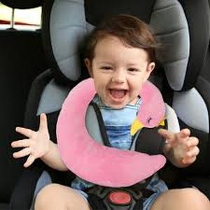 lot 6362 image: HKSICHENGKEJI Car Travel Pillow for Kids Car Seat Pillow Cute Cartoon Travel Pillow Cushion Breathable Head and Body Support Pillow for Sleeping Travel Neck Rest Car Seat Pillow Long Journey&Road Trip