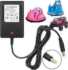 lot 6384 image: A12V Charger for kidzone Bumper car,12v Battery Charger for Ride On Toys,cargador para carro el�ctrico de ni�o, Kids Bumper Car Replacement Charger