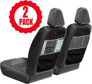lot 9419 image: Car Seat Back Protector 2-Pack with Installation Manual