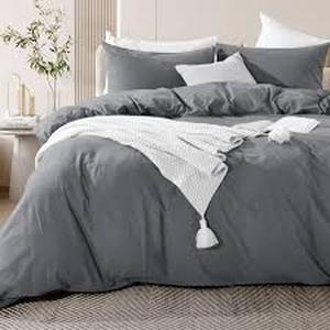 lot 9420 image: NEXHOME PRO Cotton Duvet Cover Set Queen Size