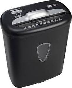 lot 9421 image: Amazon Basics 8-Sheet Cross-Cut Paper Shredder