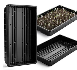 lot 11882 image: Mr. Pen- Seed Starter Trays, 5 Pack, 17x10x2.4, Durable Plastic Growing Trays, Stackable and Reusable Seedling Starter Kits for Indoor, Outdoor, Greenhouse Gardening, Planting, Hydroponic Systems