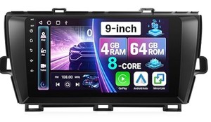 lot 11884 image: KuTaiTai 464GB Android 13 Car Stereo for Toyota Prius 2010-2015 (for J.B.L Version) with Carplay Android Auto, 9 IPS Touchscreen Head Unit for Prius Radio with BT GPS WiFi  MIC  Camera  CANBUS