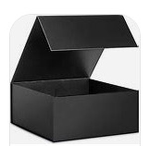 lot 11873 image: Black Gift Box 10 x 6 x 3 with Magnetic Closure Lid Gift Boxe for Presents,Bridesmaid Gifts Boxes,Cute Box,Birthday Box,Luxury for Gift Packaging, Magnetic Gift Boxe for Wrapping Gifts (Black)