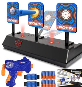 lot 12270 image: KKONES Electric Scoring Auto Reset Shooting Digital Target for Nerf Guns Shooting Target