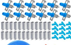 lot 12278 image: MACGOAL 20 Pack of Automatic Rabbit Water Feeder Nipple Waterer Drinkers Automatic Rabbit Watering System Kit for Cages