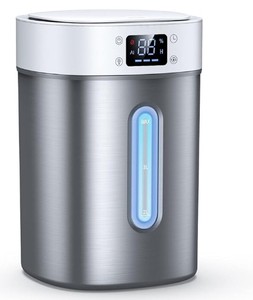 lot 17746 image: Admettre Stainless Steel Humidifier for Bedroom & Large Room,4L Easy to Clean Cool Mist Humidifier, Mold Free & Dishwasher Safe Water Tank, Essential Oil Diffuser for Baby Nursery, Plants, Home