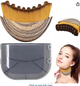 lot 18401 image: Lymphatic Contour Face Brush, Lymphatic Drainage Massager for Face, Reduce Puffiness and Enhance Skin Radiance,Ergonomically Designed to Fit The Skin Precisely and Relieve Fatigue with Travel Case