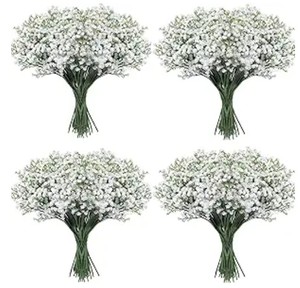 lot 19733 image: LYLYFAN Babys Breath Artificial Flowers,30 Pcs Gypsophila Faux Flowers for Wedding Party Home Garden Decoration