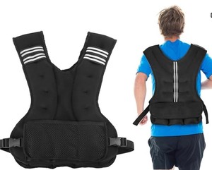 lot 19734 image: Henkelion Adjustable Weighted Vest for Men Women Weights Included, 11-20lbs Body Weight Vests Adjustable for Running, Training Workout, Jogging, Walking
