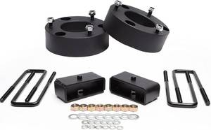lot 1870 image: 3 inches Front and 2 inches Rear Leveling Lift Kit Trucks Blocks Support Compatible with 2007-2019 Chevy Silverado GMC Sierra 1500 2WD4WD