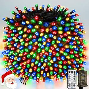 lot 3504 image: Voice Controlled Christmas Lights with Remote, 264 FT 800 LED String Lights Indoor Outdoor with 12 Modes 3 Timers, Dimmable Twinkle Light Plug in Waterproof for Xmas Tree Party Decor, Multicolor