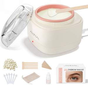 lot 4168 image: Mini Eyebrow Wax Kit for Women, Wax for Eyebrows Hair Removal, 26 Eye brow Waxing Sticks, 100g Brow Waxing Beads, USB Fast Heat, Smart Constant Temp, Travel or Home Use