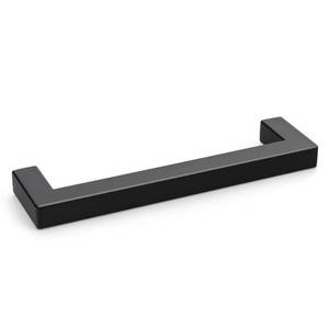 lot 4169 image: Goldenwarm 10 Pack 5 Inch Black Cabinet Handles Kitchen - Matte Black Drawer Pulls Stainless Steel - 128mm Cabinet Hardware Square Bar Modern Cabinet Pulls for Kitchen Bathroom Cupboard
