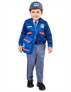 lot 4172 image: Rubies United States Postal Service USPS Letter Carrier Costume for Kids, Unisex Medium