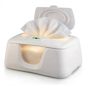 lot 4219 image: GOGO Pure Wet Wipe Warmer  Dispenser for Baby, Make Up, Adult Care - Auto Off Lights for Nighttime Changes, Dual Heat for Comfort, Top Heating, Moisture Lock Silicone and Large Capacity- Amazon only